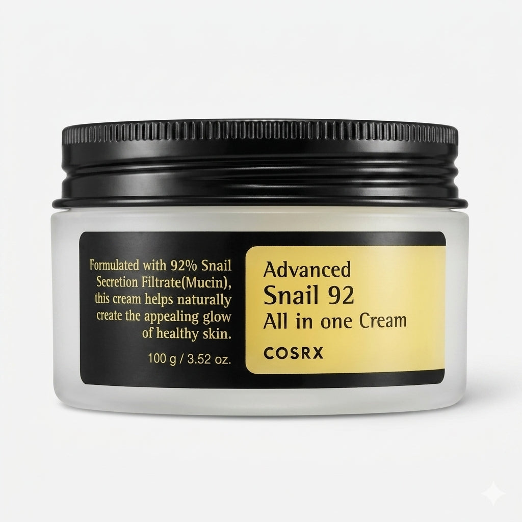 كريم قوقعة الحلزون كوسركس أدفانسد سنيل 92 أول إن وان - 100 جرام | COSRX Advanced Snail 92 All in One Cream