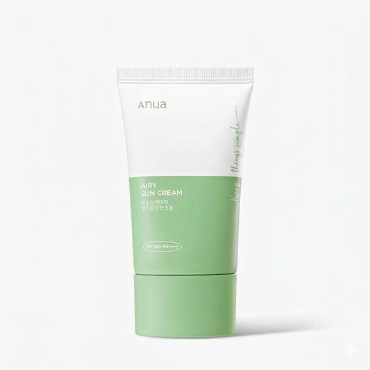 واقي شمس Anua Airy Sun Cream SPF50+ PA++++ خفيف على البشرة