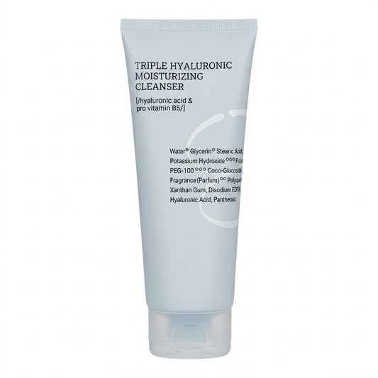 غسول تريبل هيالورونيك المرطب بحمض الهيالورونيك وفيتامين B5 | Triple Hyaluronic Moisturizing Cleanser
